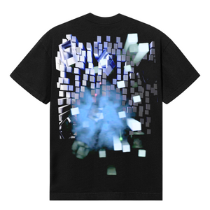 MEMORY CARD TEE BLACK/BLUE