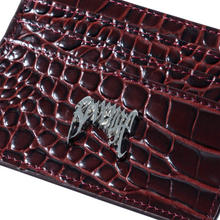 Load image into Gallery viewer, ARCH LOGO CROC CARDHOLDER RED
