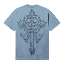 Load image into Gallery viewer, RENAISSANCE TEE BABY BLUE/BLACK
