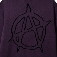 Load image into Gallery viewer, ANARCHY KNIT PURPLE/BLACK
