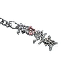 Load image into Gallery viewer, X BROKEN HEART KEYCHAIN
