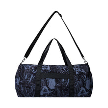 Load image into Gallery viewer, X COLLAGE PATCHES CANVAS DUFFEL BLACK/WHITE
