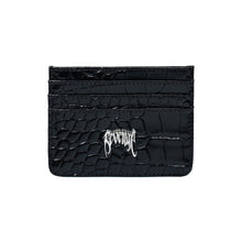 Load image into Gallery viewer, X ARCH LOGO TREE CROC CARDHOLDER BLACK
