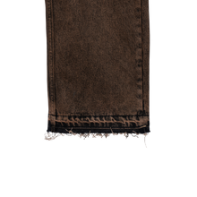 Load image into Gallery viewer, REMEX EMBROIDERED DENIM PANT WASHED BROWN
