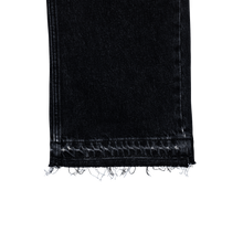 Load image into Gallery viewer, REMEX EMBROIDERED DENIM PANT WASHED BLACK
