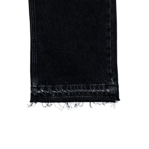 REMEX EMBROIDERED DENIM PANT WASHED BLACK