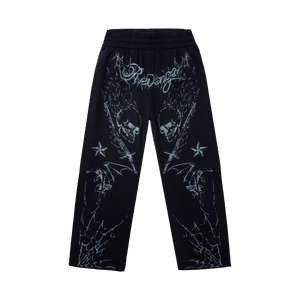 TATTOO SWEATPANTS BLACK/GREY