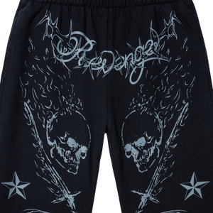 TATTOO SWEATPANTS BLACK/GREY