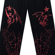 Load image into Gallery viewer, TATTOO SWEATPANTS BLACK/RED
