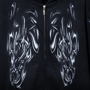 AIRBRUSHED REAPER ZIP TREATED BLACK