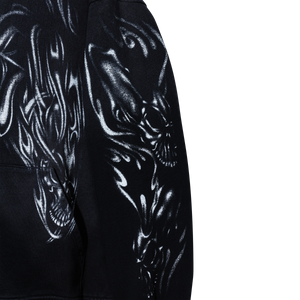 AIRBRUSHED REAPER ZIP TREATED BLACK
