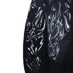 AIRBRUSHED REAPER ZIP TREATED BLACK