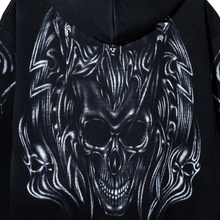 Load image into Gallery viewer, AIRBRUSHED REAPER ZIP TREATED BLACK
