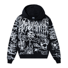 Load image into Gallery viewer, GRAFFITI ZIP BLACK/SILVER
