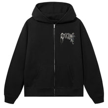 Load image into Gallery viewer, DARK ROSE ARCH LOGO ZIP BLACK
