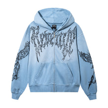 Load image into Gallery viewer, RENAISSANCE ZIP WASHED BABY BLUE/BLACK
