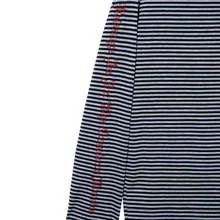 Load image into Gallery viewer, X BAD STRIPED LONG SLEEVE BLACK/GREY
