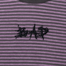 Load image into Gallery viewer, X BAD STRIPED LONG SLEEVE PURPLE/GREY
