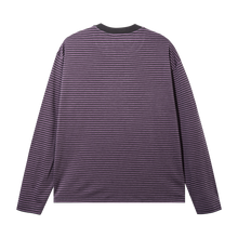 Load image into Gallery viewer, X BAD STRIPED LONG SLEEVE PURPLE/GREY

