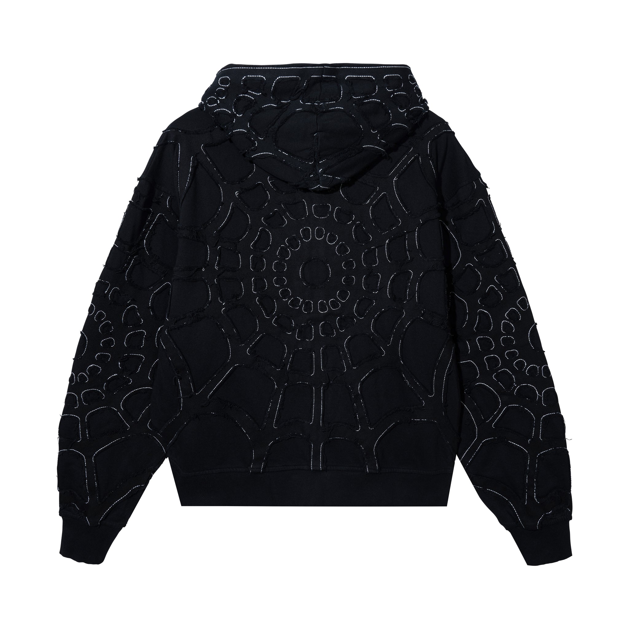 SPIDER WEB ZIP BLACK/SILVER – Revenge Official