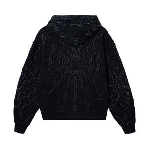 SPIDER WEB ZIP BLACK/SILVER
