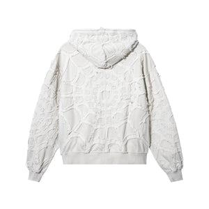 SPIDER WEB ZIP CREAM/SILVER