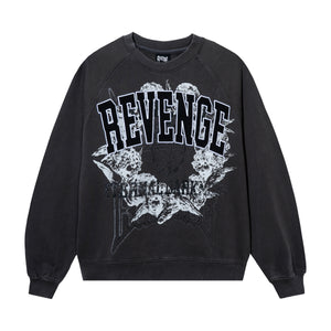 ALUMNI CREWNECK WASHED BLACK