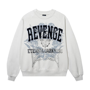 ALUMNI CREWNECK WASHED CEMENT