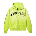 DUALITY ZIP WASHED LIME GREEN