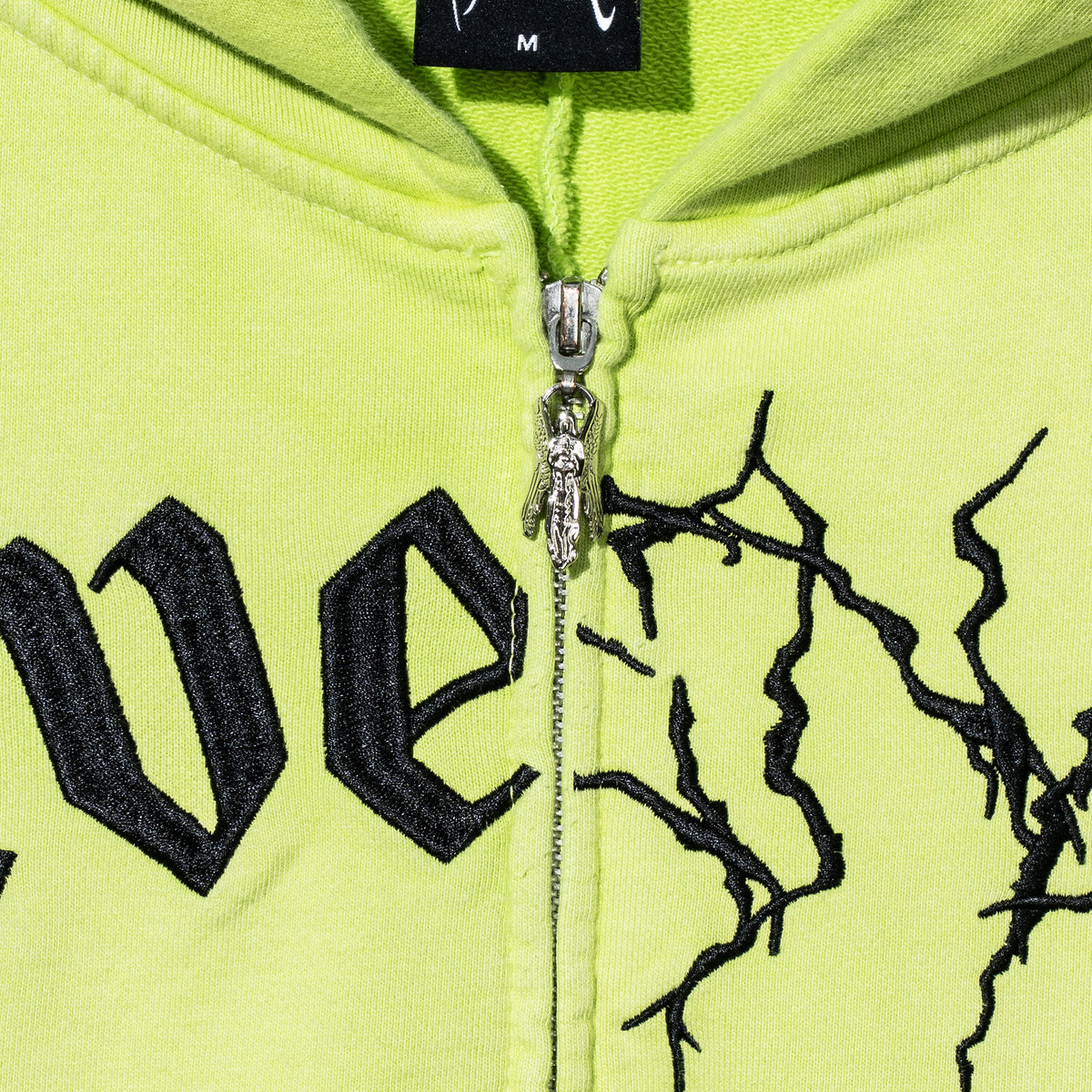 DUALITY ZIP WASHED LIME GREEN