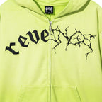DUALITY ZIP WASHED LIME GREEN