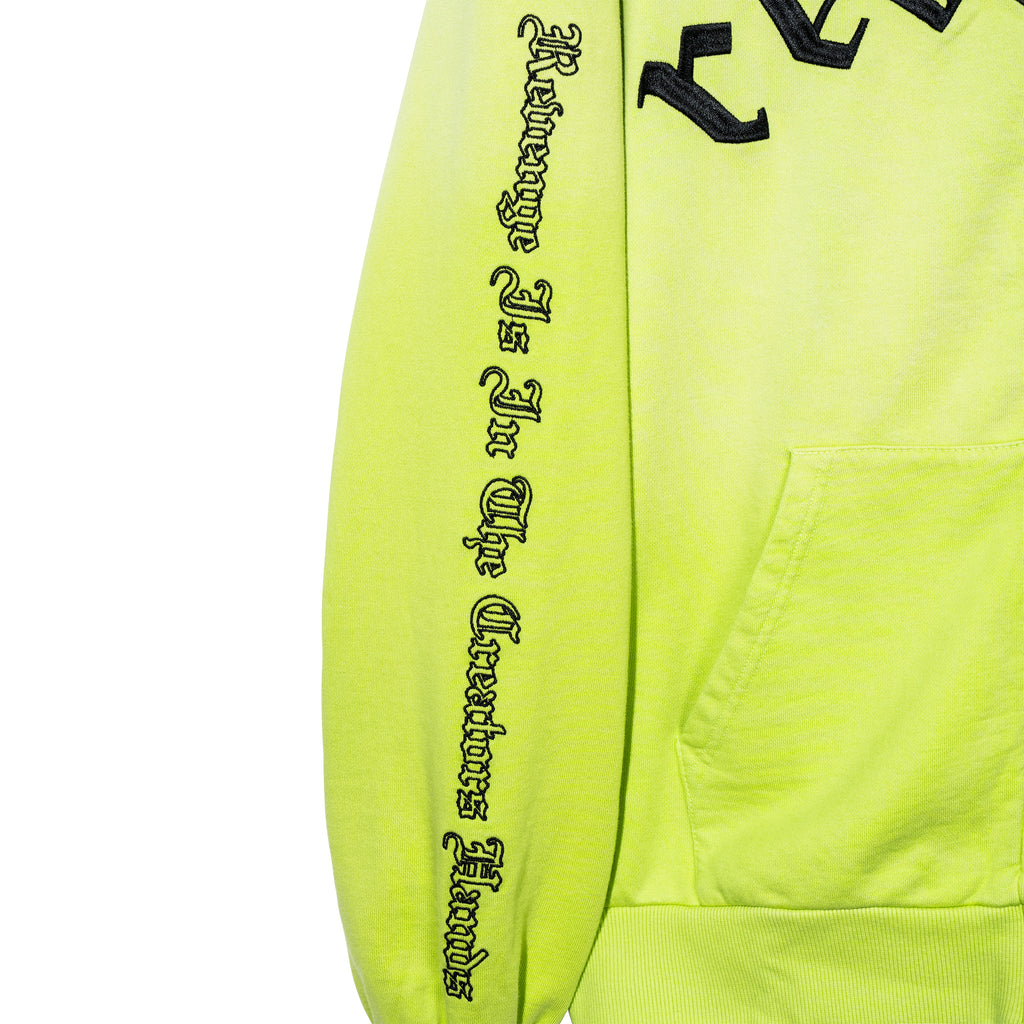 DUALITY ZIP WASHED LIME GREEN