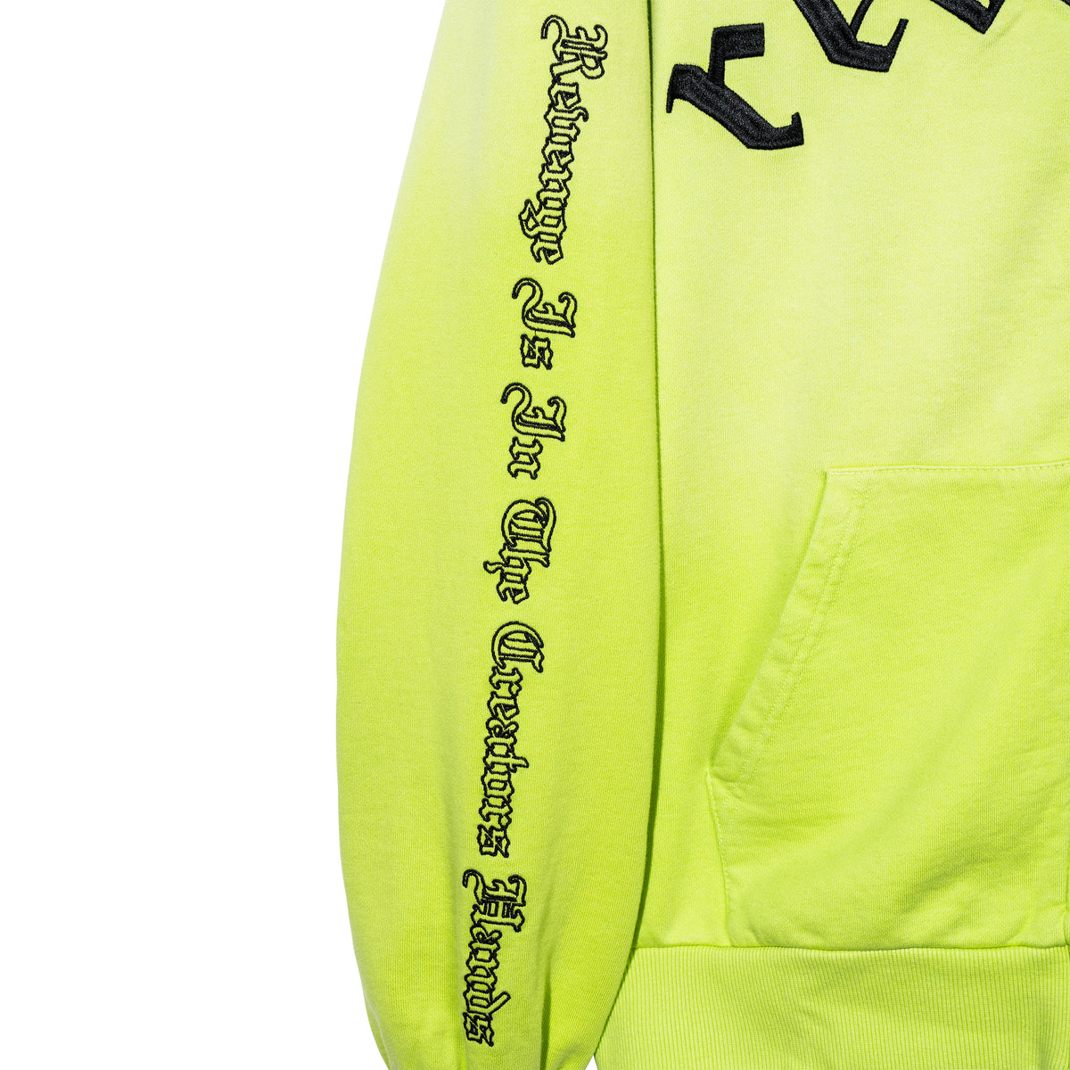 DUALITY ZIP WASHED LIME GREEN