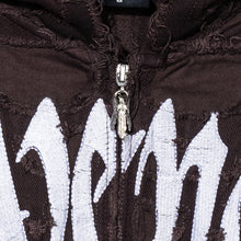 Load image into Gallery viewer, SPIDER WEB ZIP BROWN/CREAM
