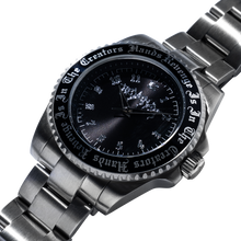 Load image into Gallery viewer, LIGHTNING WATCH BLACK/CHROME
