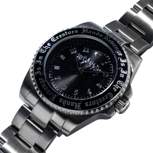 LIGHTNING WATCH BLACK/CHROME
