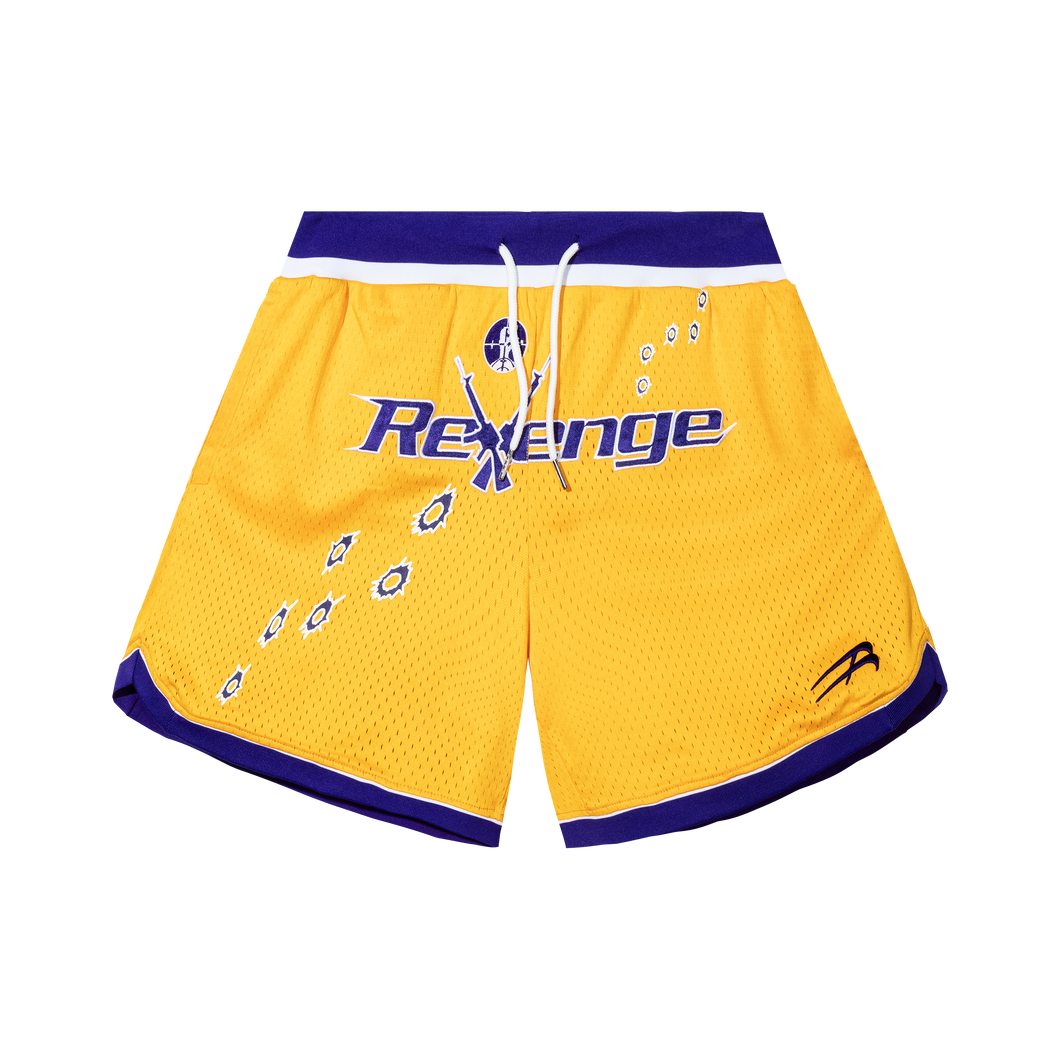 BULLETS BASKETBALL SHORTS YELLOW