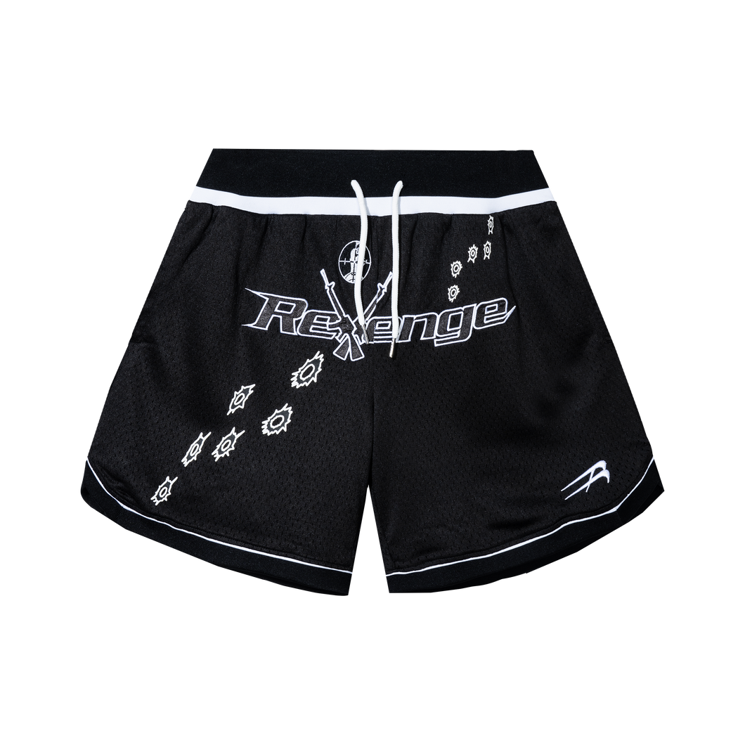 BULLETS BASKETBALL SHORTS BLACK