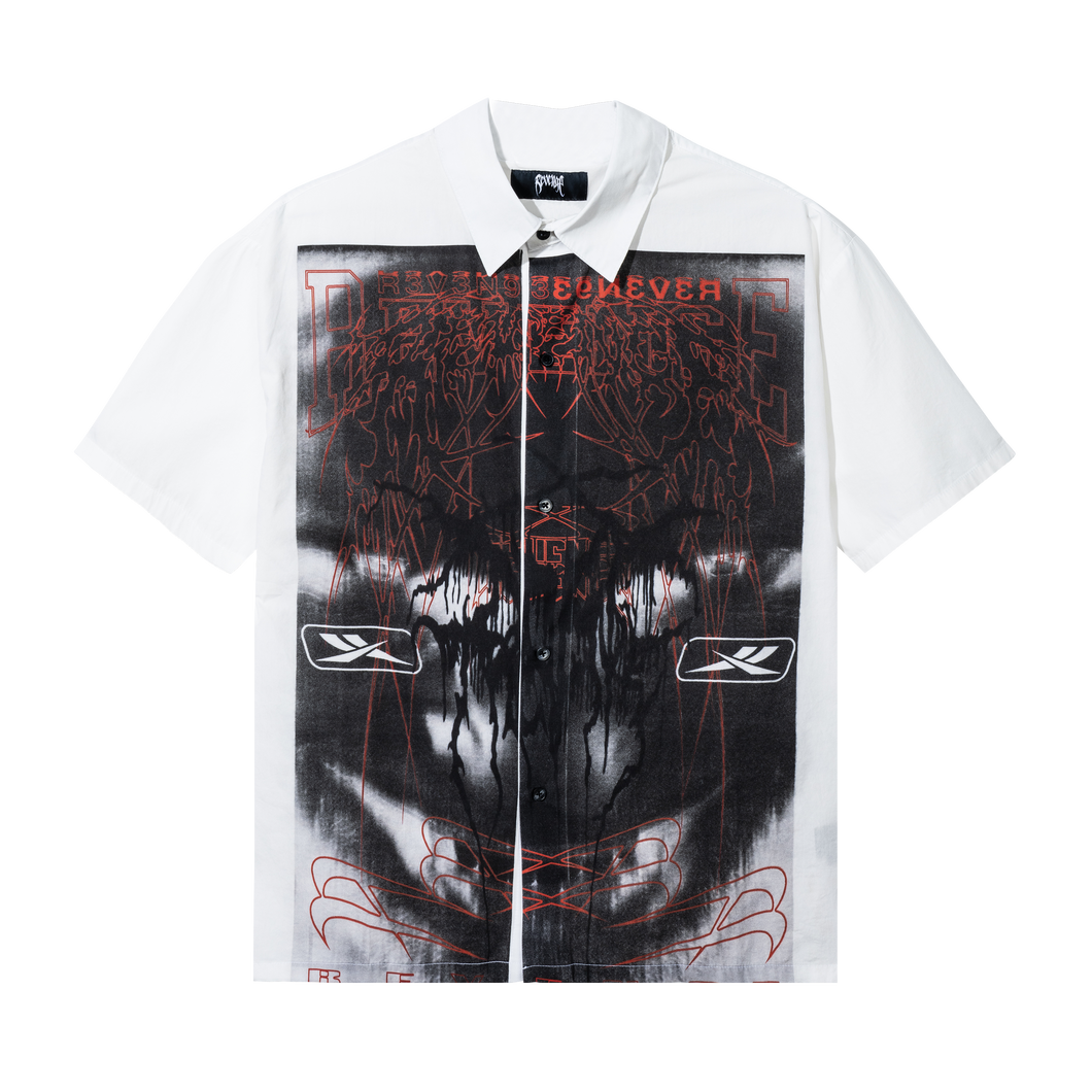 BLITZ BUTTON UP WHITE