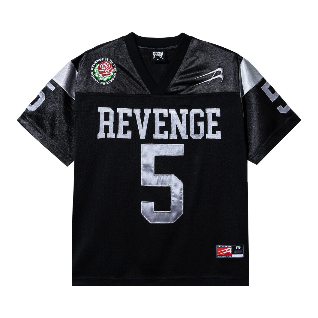 ROSE FOOTBALL JERSEY BLACK