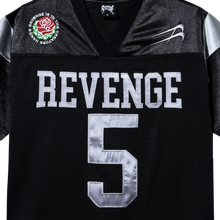 Load image into Gallery viewer, ROSE FOOTBALL JERSEY BLACK
