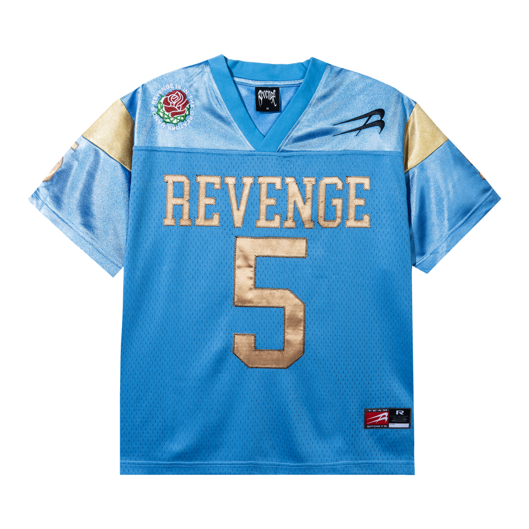 ROSE FOOTBALL JERSEY LIGHT BLUE