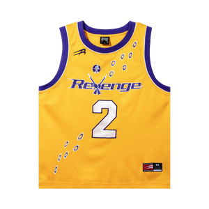 BULLETS BASKETBALL JERSEY YELLOW