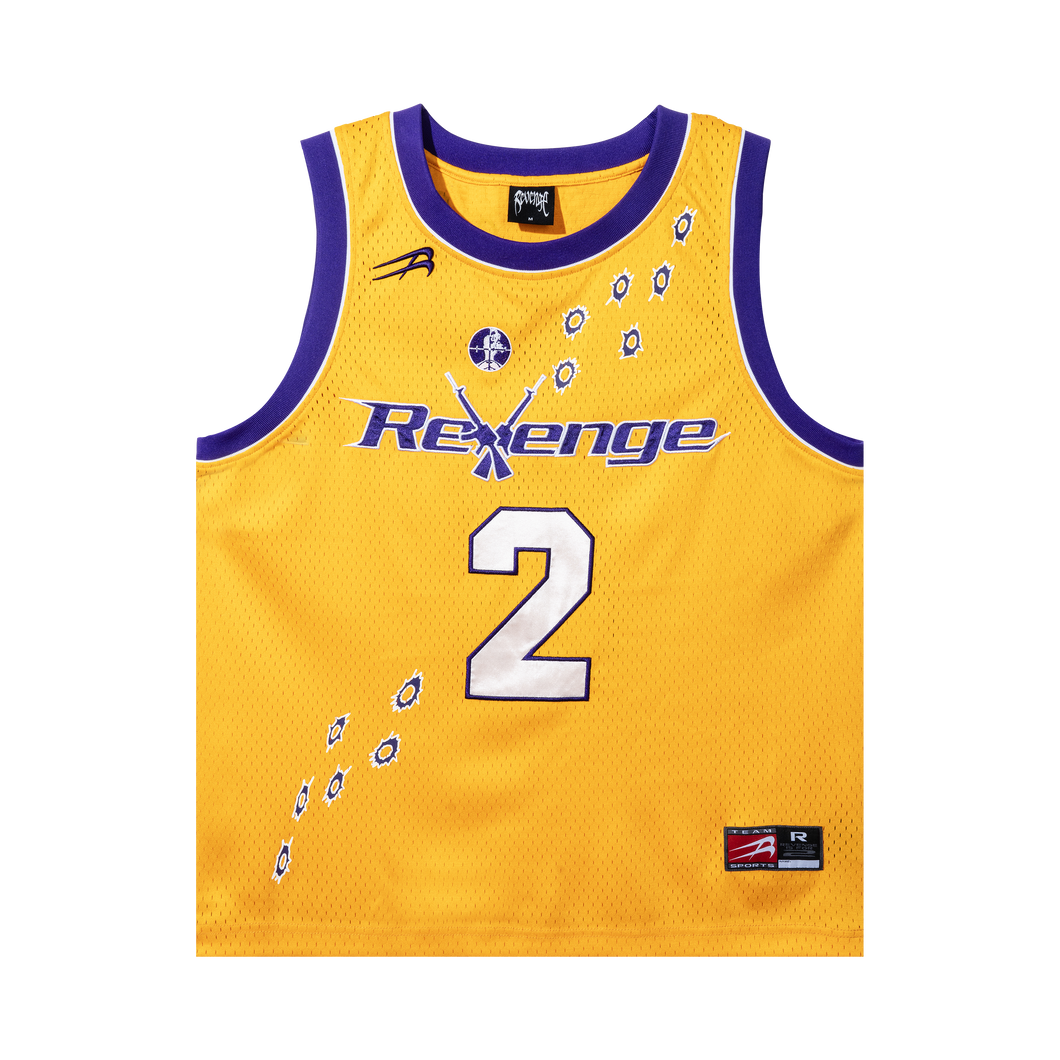 BULLETS BASKETBALL JERSEY YELLOW