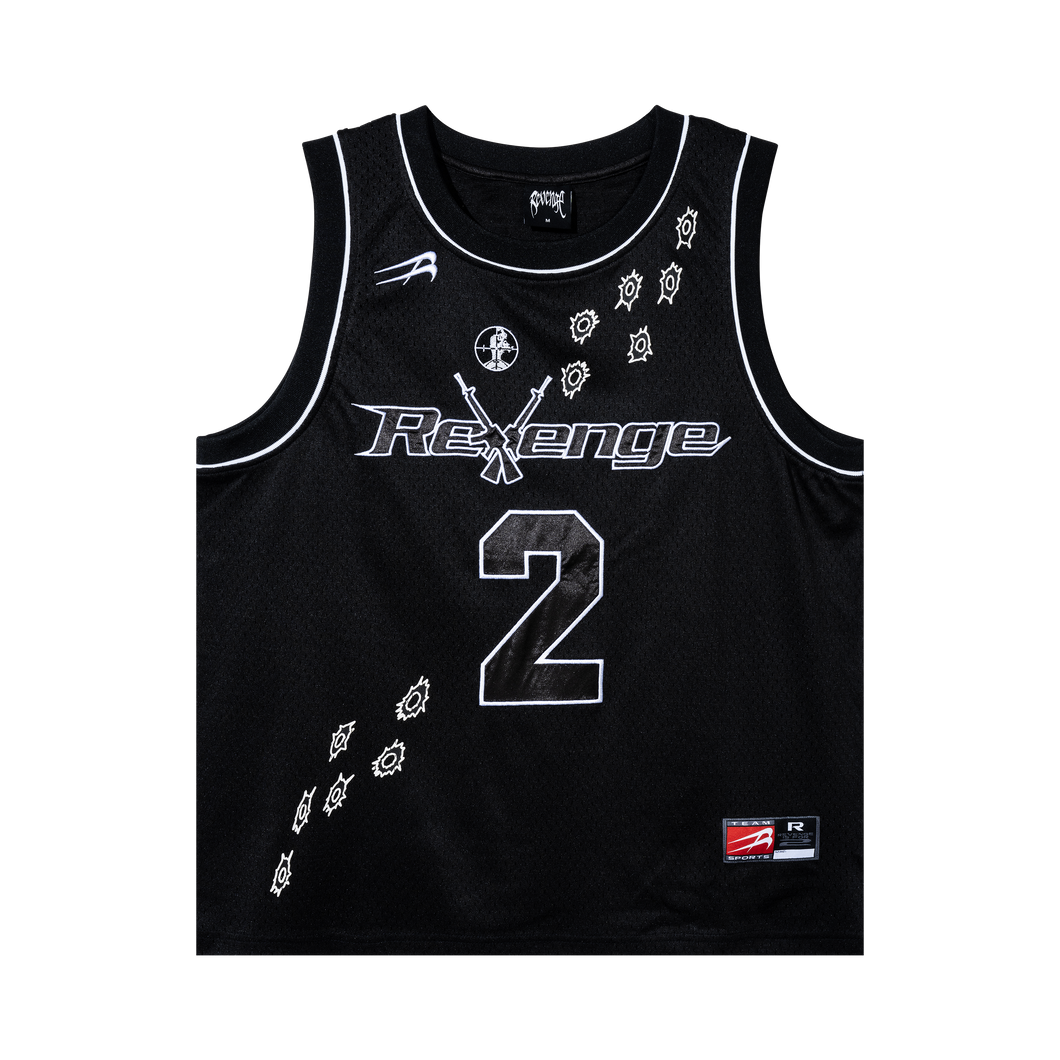BULLETS BASKETBALL JERSEY BLACK