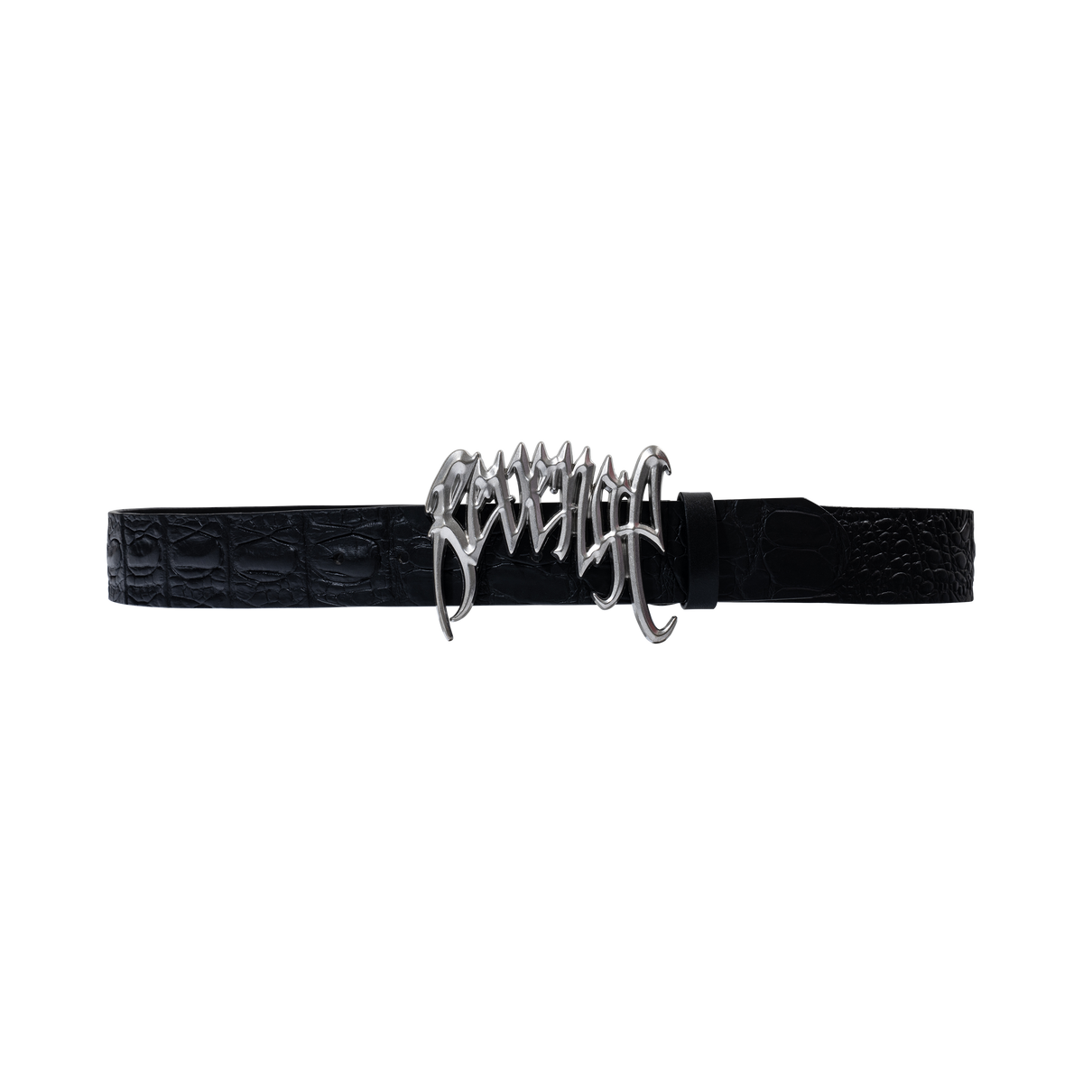 ARCH LOGO CROC BELT BLACK