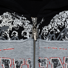 Load image into Gallery viewer, CHERUB DECONSTRUCTED ZIP WASHED BLACK
