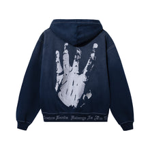 Load image into Gallery viewer, X KILL CONTRAST STITCH ZIP WASHED NAVY/GREY
