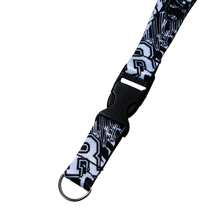 Load image into Gallery viewer, X COLLAGE LANYARD BLACK/WHITE
