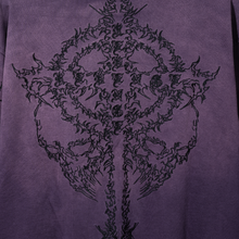 Load image into Gallery viewer, RENAISSANCE ZIP WASHED PURPLE/BLACK
